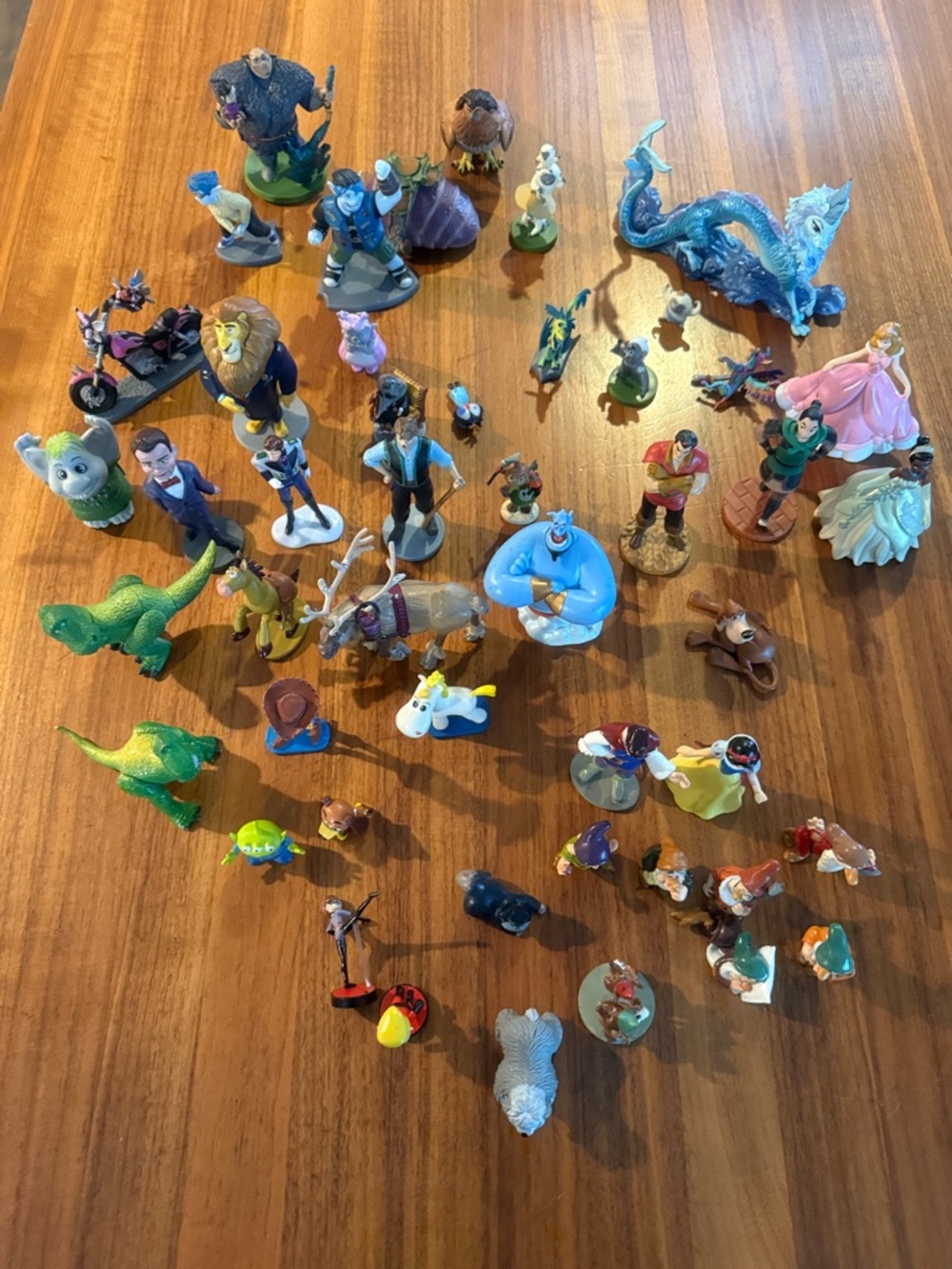 Lot of 48 Disney figurines
